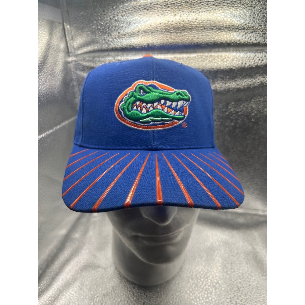 Vintage Starter Florida Gators Hat Blue Orange Pinstripe Snapback Cap Mens